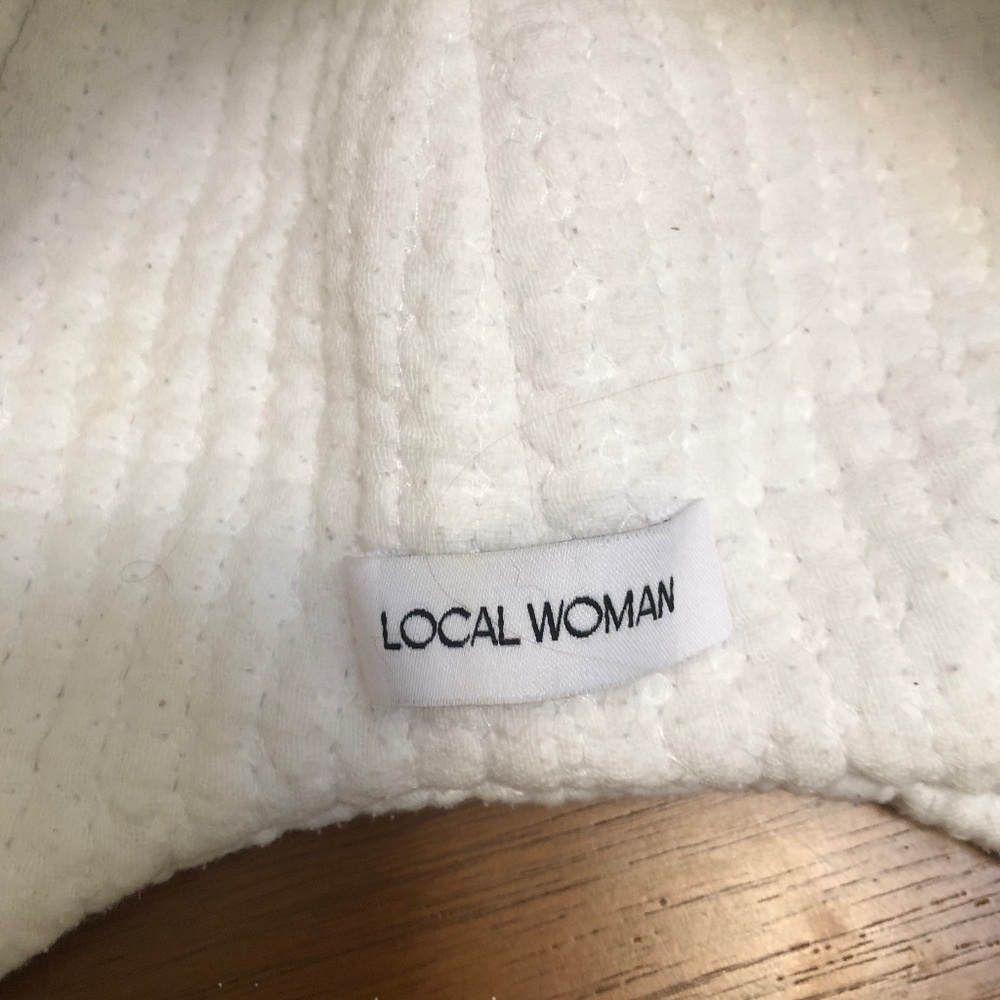 Local Woman quilted bonnet